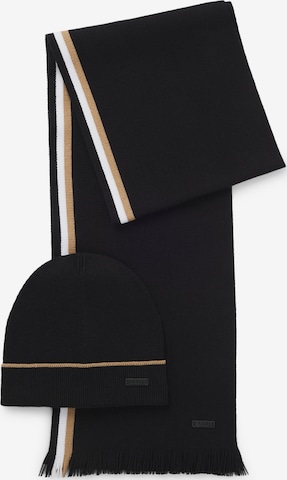 Berretto di BOSS in nero: frontale