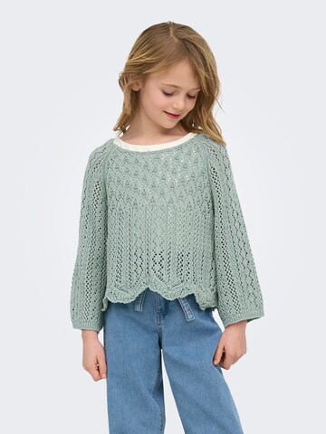 ONLY GIRLS Pullover 'KOGNOLA' i grøn: forside