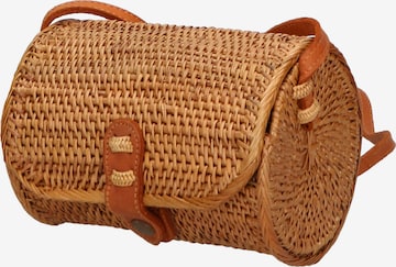 Borsa a tracolla di Gave Lux in marrone: frontale