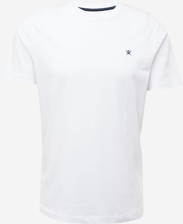 Hackett London חולצות בלבן: מלפנים
