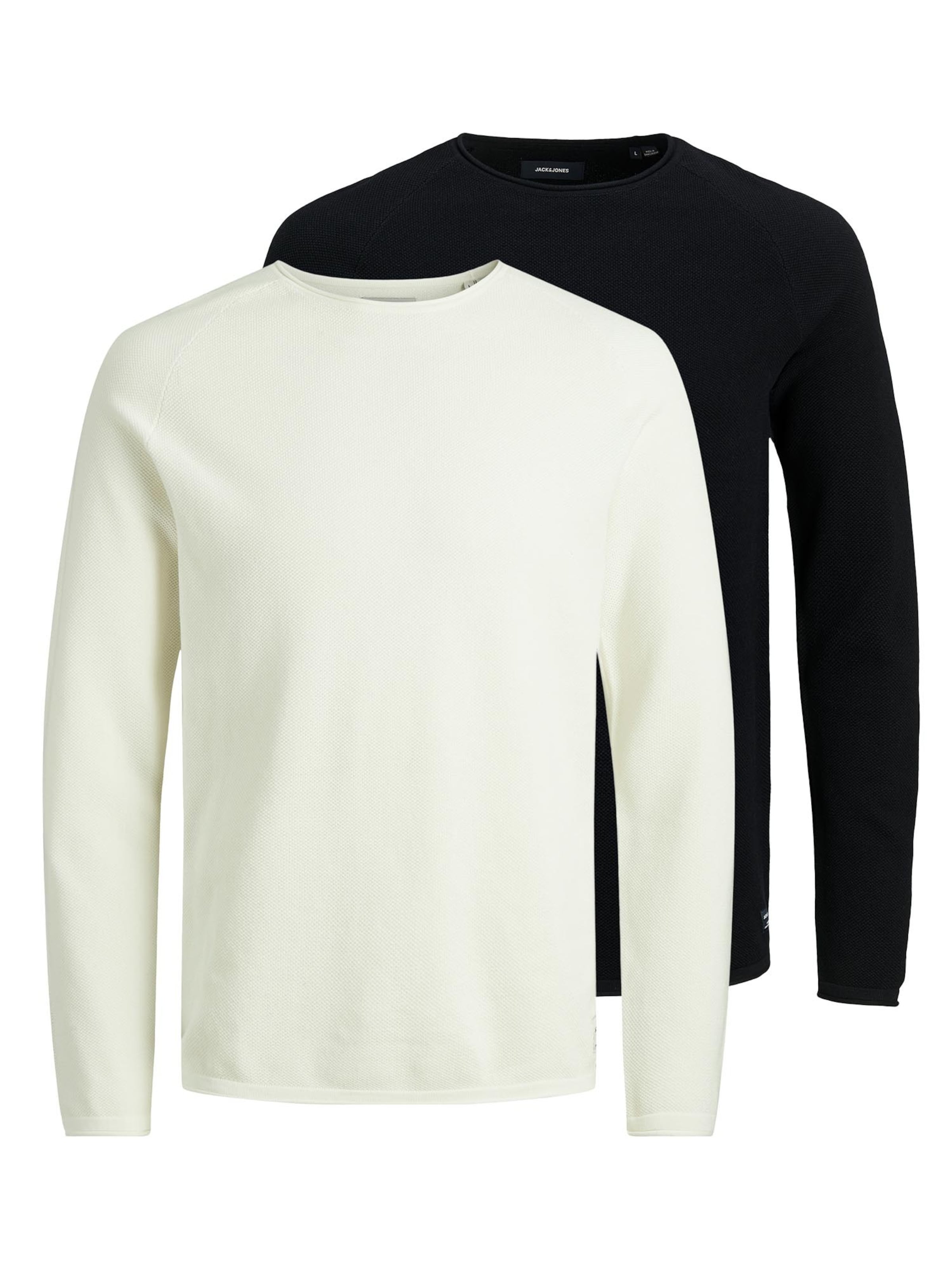 JACK & JONES Sweater 'Hill' in Mottled black, Item view