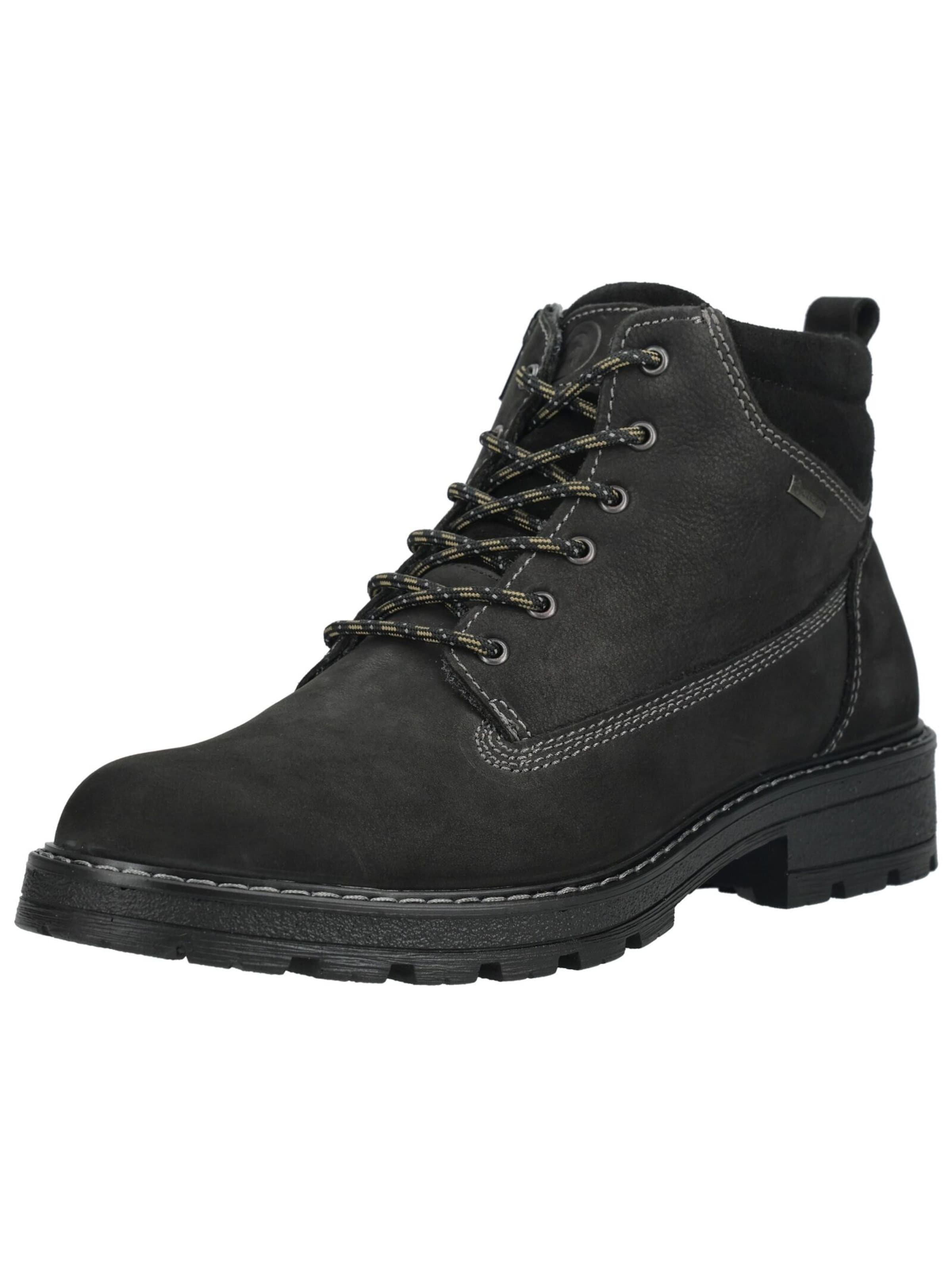ARA Schnürboots in Schwarz: Vorderseite