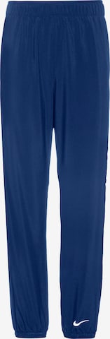 NIKE Workout Pants 'Multi' in Blue: front