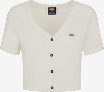 DICKIES - Camisa 'EMPORIA' em branco: frente