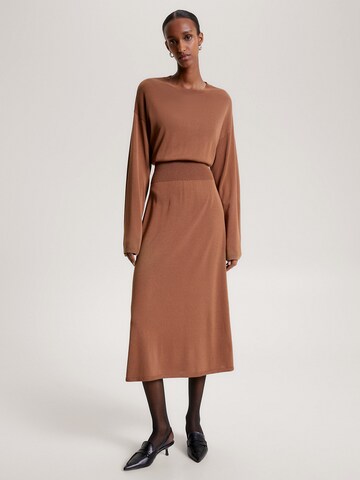 TOMMY HILFIGER Knitted dress in Brown
