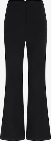 GUESSFlared/zvonoliki kroj Hlače 'NOEL' - crna boja: prednji dio