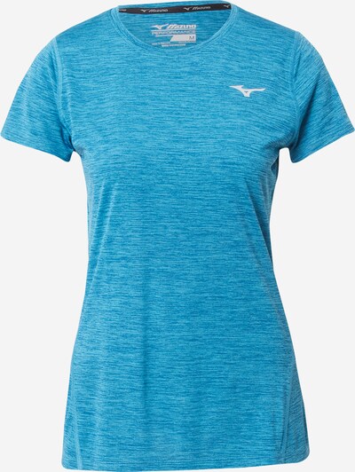 MIZUNO Sportshirt 'Impulse' in blaumeliert / grau, Produktansicht
