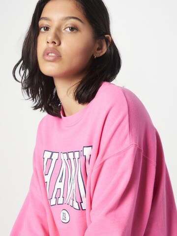 HOLLISTER Sweatshirt in Roze