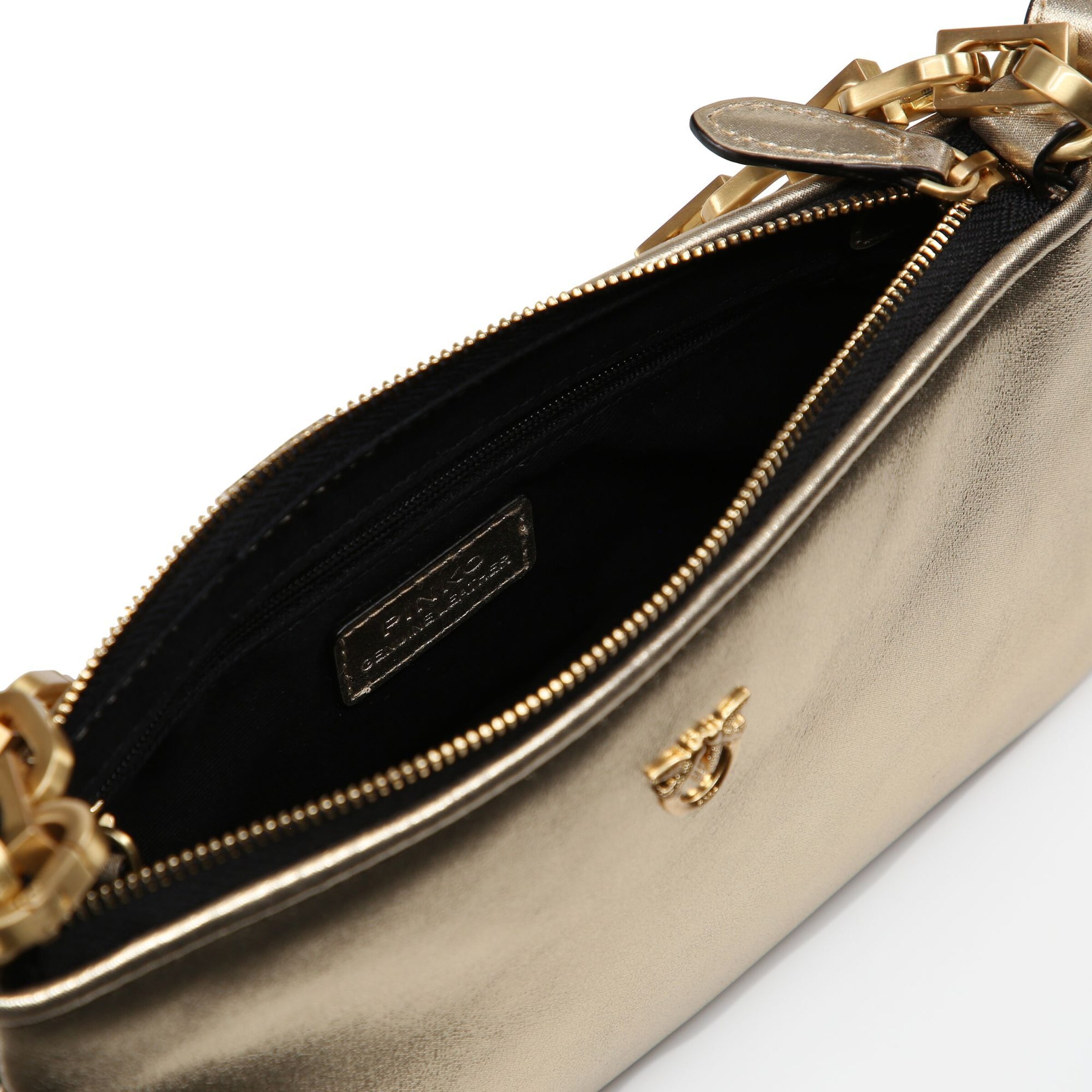PINKO Handbag 'Half Moon' in Gold
