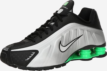 Baskets basses 'SHOX R4' Nike Sportswear en blanc : devant