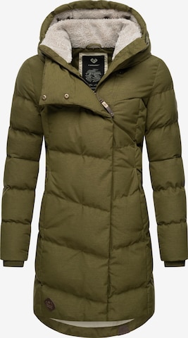 Manteau d’hiver 'Pavla' Ragwear en vert : devant