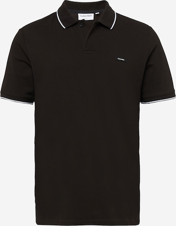 Tricou de la Calvin Klein pe negru: față