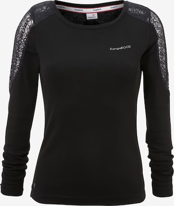 KangaROOS Shirt in Schwarz: Vorderseite