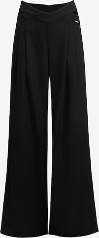 Influencer Loosefit Hose in Schwarz: Vorderseite