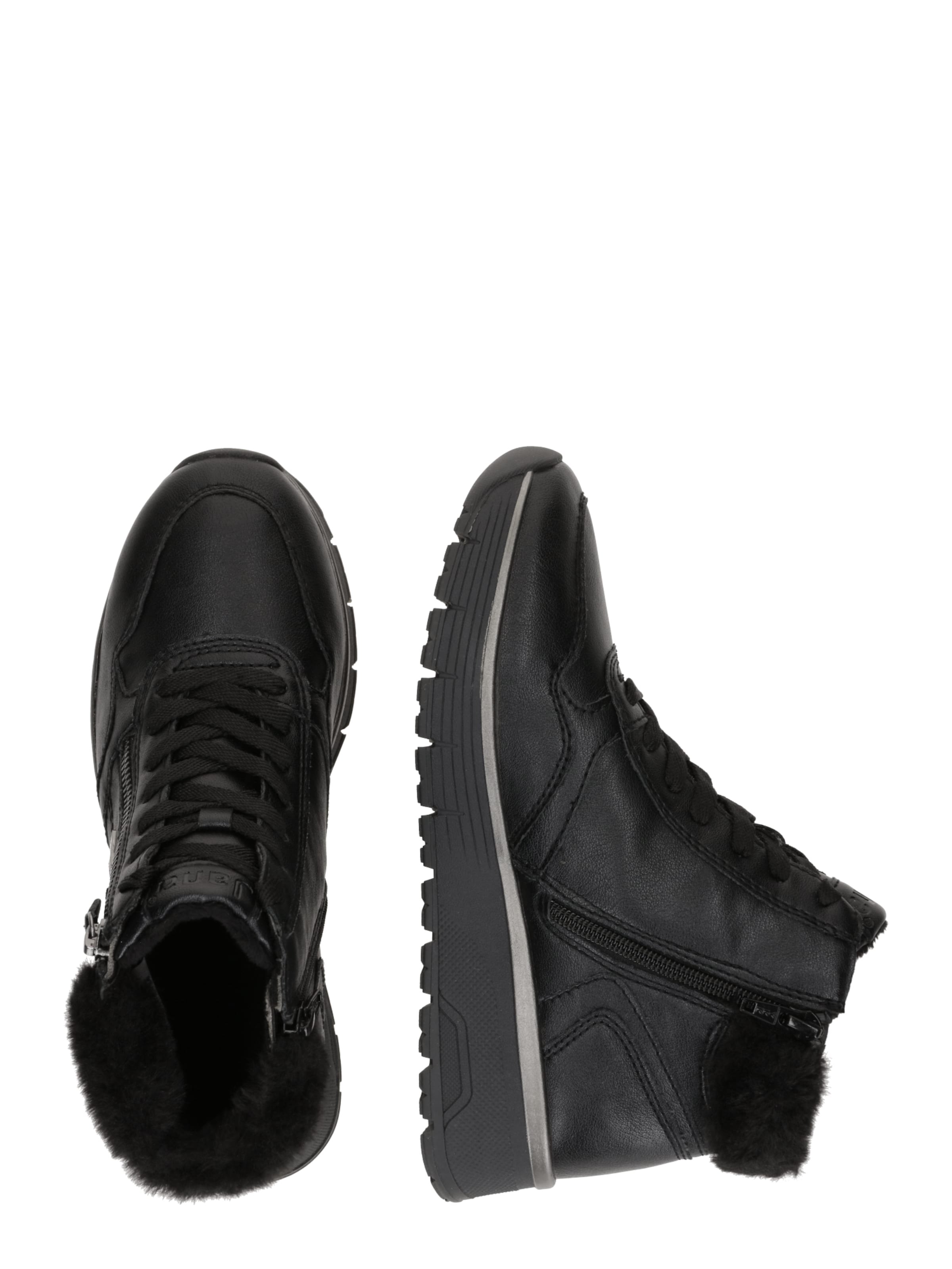 JANA Ботинки на шнуровке в Черный