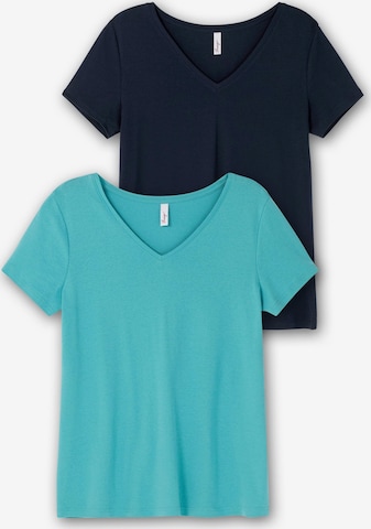 SHEEGO Shirt in Blau: predná strana