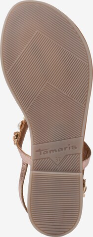 TAMARIS T-Bar Sandals in Brown