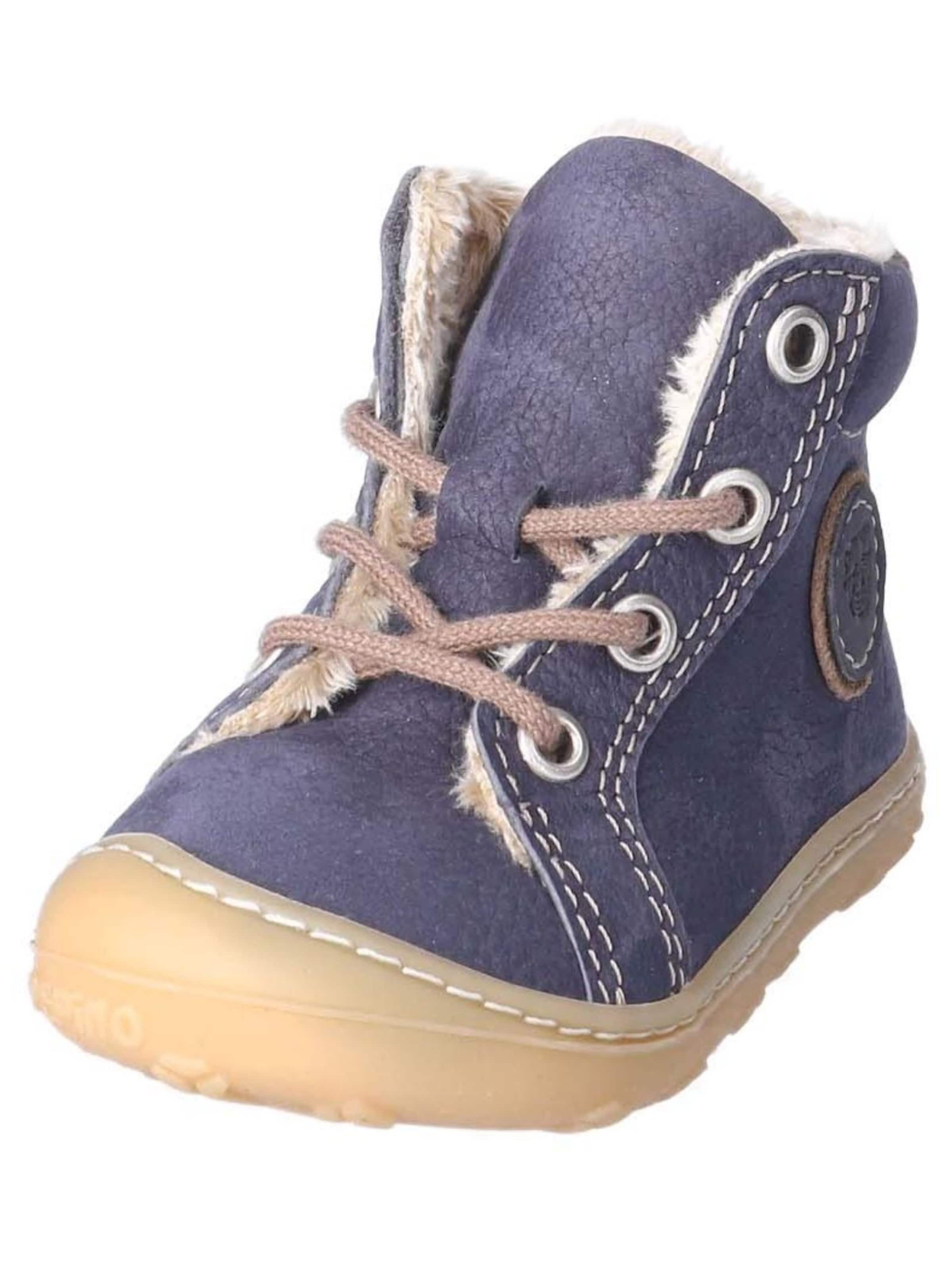 Scarpina primi passi 'Georgie' di PEPINO by RICOSTA in blu: frontale