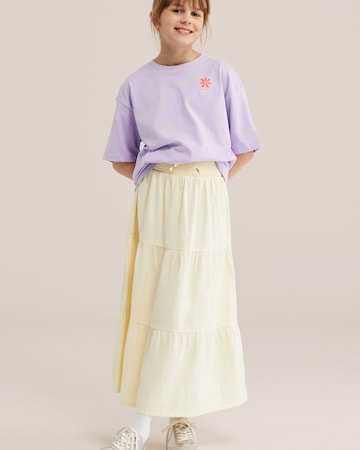 WE Fashion Rok in Geel