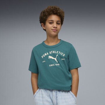 PUMA T-Shirt 'Class' in Grün: Vorderseite