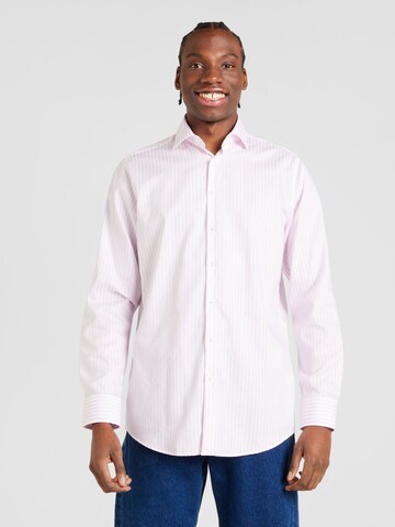 Coupe regular Chemise SEIDENSTICKER en rose : devant