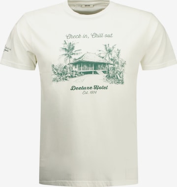 T-Shirt ' JUNGLE ' Deeluxe en blanc : devant