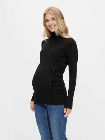 MAMALICIOUS Pullover 'Jacina' in Schwarz: predná strana