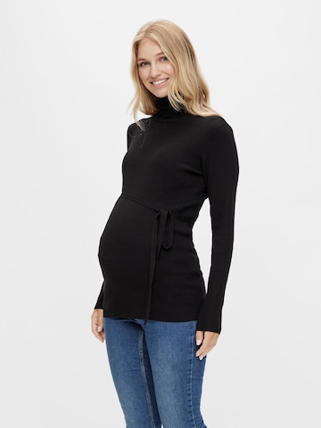 MAMALICIOUS Pullover 'Jacina' i sort: forside