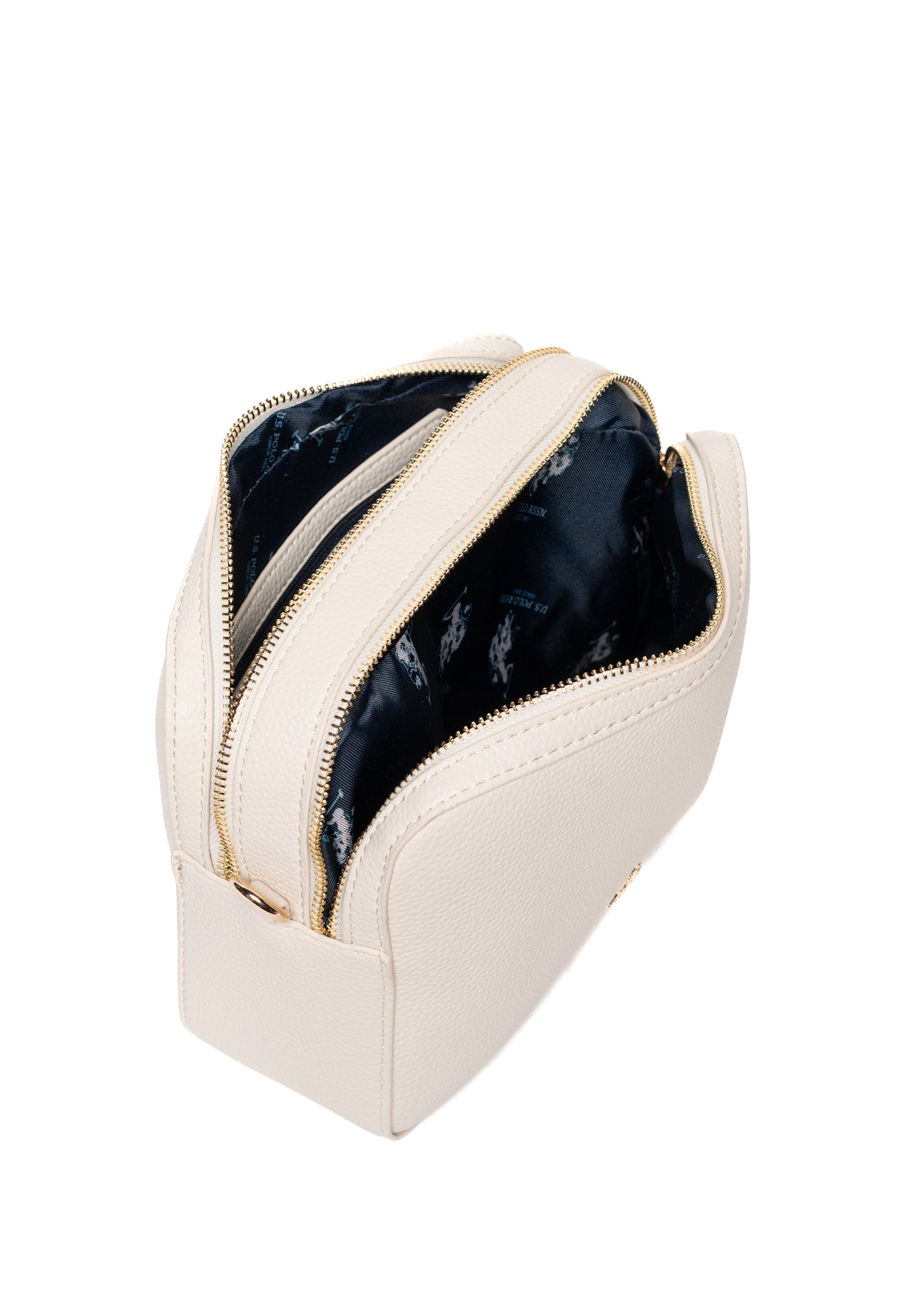 Borsa a spalla di U.S. POLO ASSN. in bianco