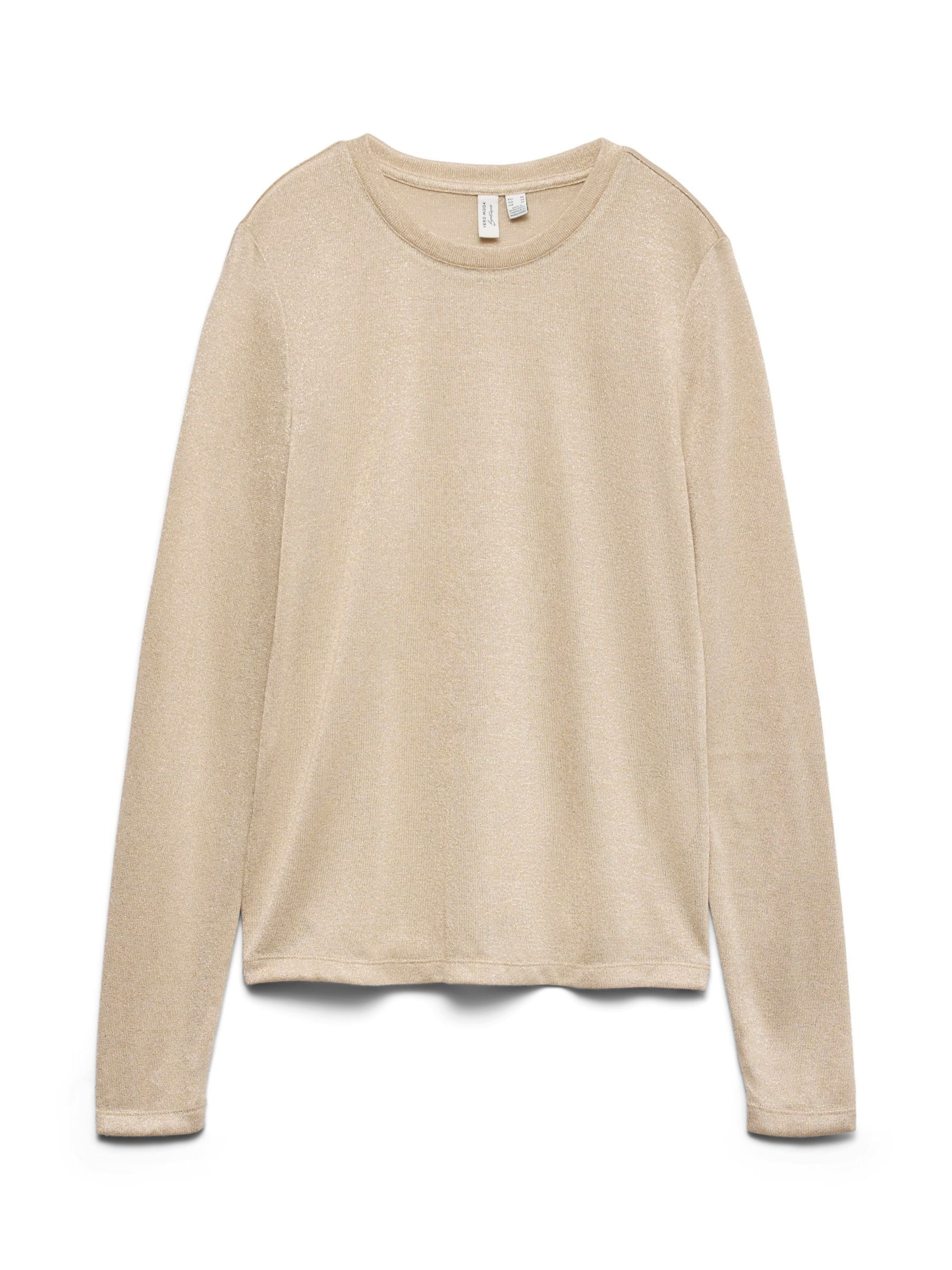 VERO MODA Top in Beige: voorkant