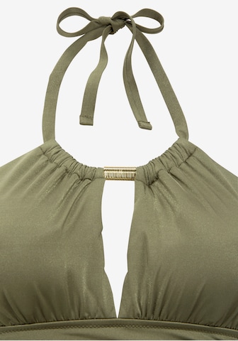 LASCANA T-shirt Swimsuit in Green
