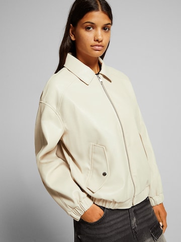 Veste mi-saison Bershka en beige