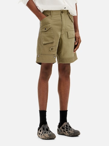 Desigual Normální Kalhoty – zelená: přední strana