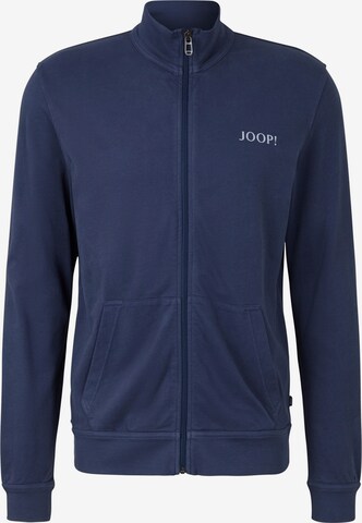 JOOP! Zip-Up Hoodie in Blue: front