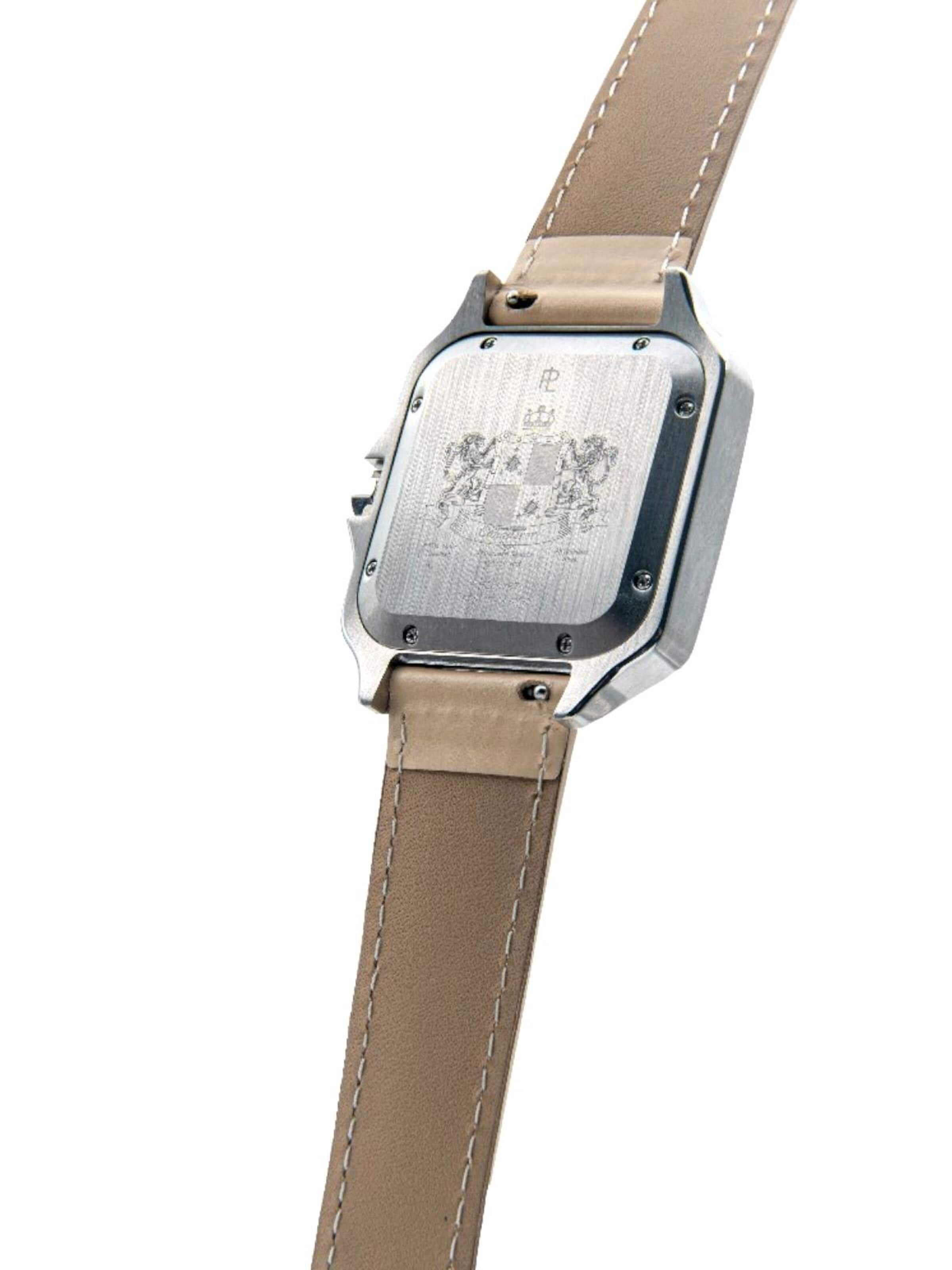 Laurent Philippe Analog watch 'Koh-I-Noor – Naked Skin' in Beige