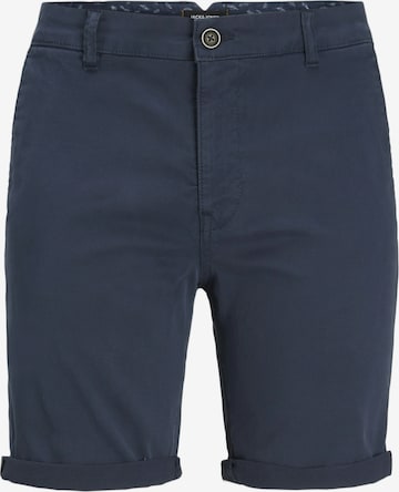 JACK & JONES Chino Pants 'Fred' in Blue: front
