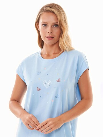 Organication Nachthemd in Blau
