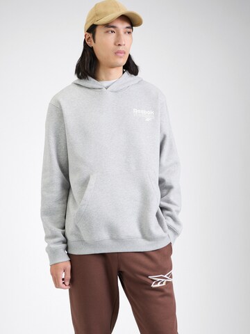 Reebok Αθλητική μπλούζα φούτερ σε γκρι