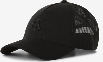 Calvin Klein Jeans Regular Cap in Black: front