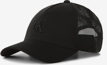 Calvin Klein Jeans Regular Cap in Schwarz: predná strana