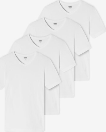 Maglietta di uncover by SCHIESSER in bianco: frontale
