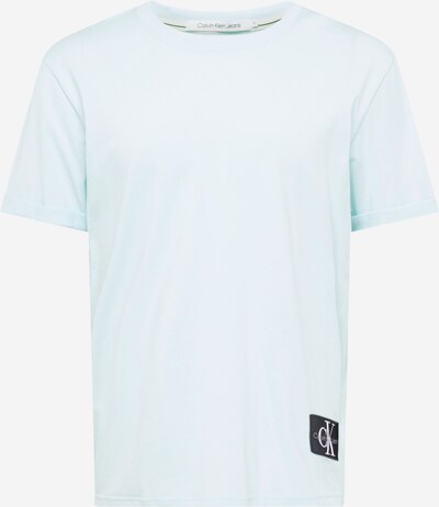 Calvin Klein Jeans T-Shirt in pastellblau / schwarz / offwhite, Produktansicht