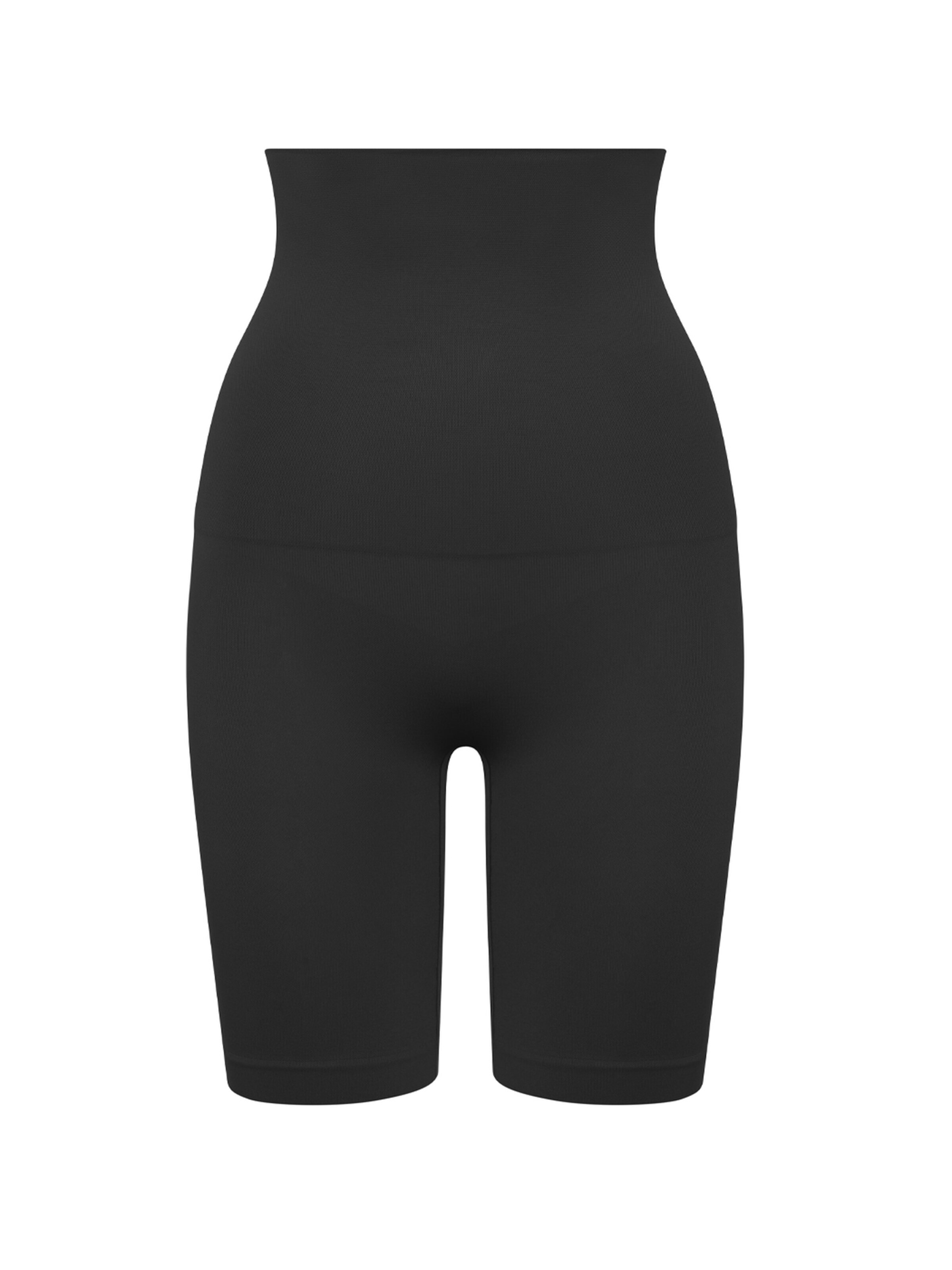 cfab (formerly creamy fabrics) Shapinghose 'High Waisted Shaping Shorts'‌‌‌‌‌‌‌‌‌‌ in Schwarz: Vorderseite