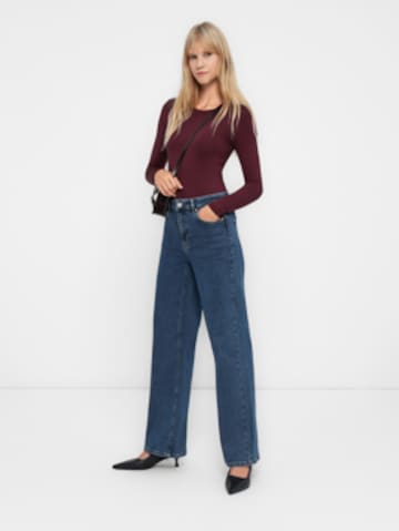 YAS Shirtbody 'YASRUBY' i rød