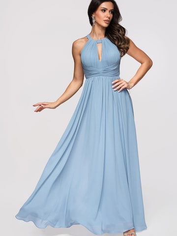 Ombre Kleid‌‌‌ in Blau: Vorderseite