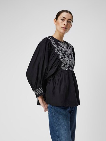 OBJECT - Blusa 'Ali' en negro