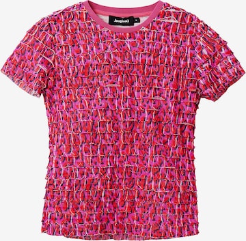Desigual T-Shirt in Pink: predná strana