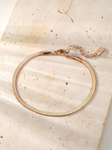 Hey Happiness - Pulsera 'Serpent Flat' en oro