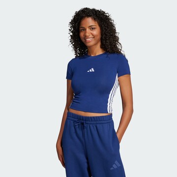 ADIDAS SPORTSWEAR Λειτουργικό μπλουζάκι 'Essentials' σε μπλε: μπροστά