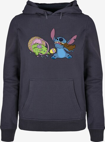 ABSOLUTE CULT Sweatshirt 'Lilo And Stitch - Easter' in Blau: predná strana